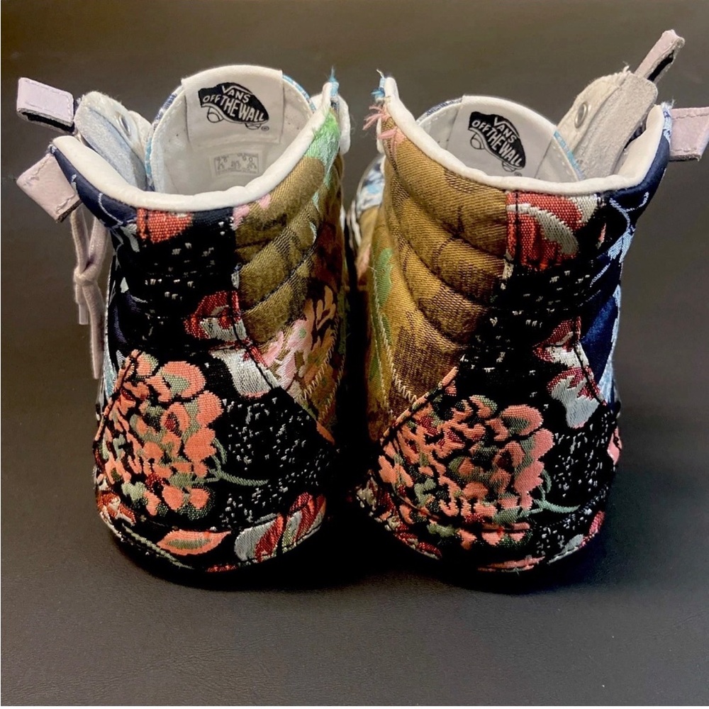 Vans Sk8-Hi Reissue Cap Florals Sneakers Women’s 9/Men’s 7.5 RARE - Picture 5 of 16
